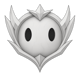 Peerless white emblem