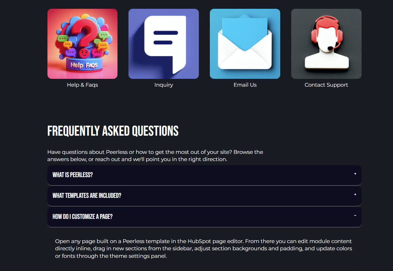 Contact template preview
