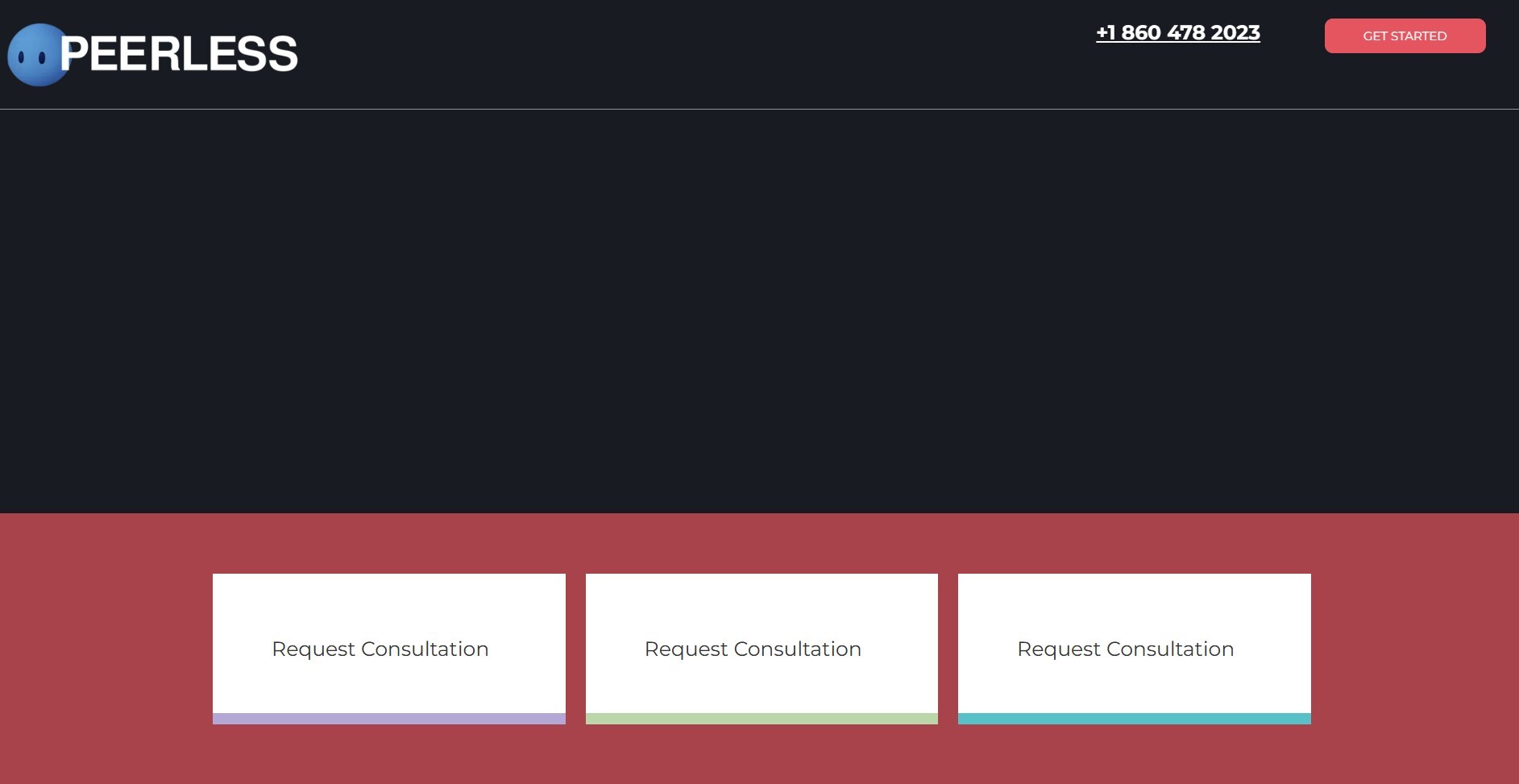 Landing Page template preview