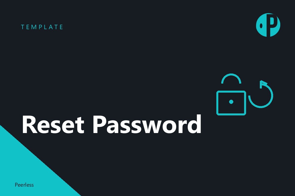 Reset password template preview